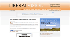 Desktop Screenshot of liberal-vision.org