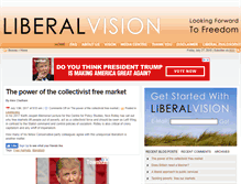 Tablet Screenshot of liberal-vision.org